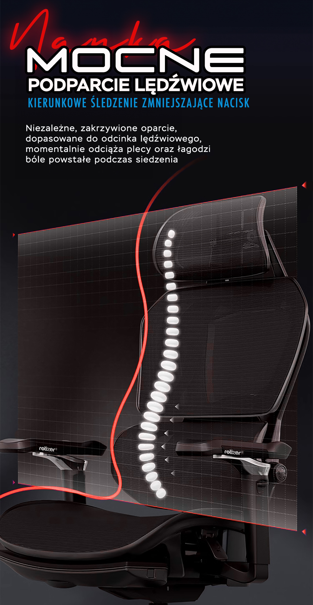 Ergonomiczny fotel gamingowy klasy premium. Fotel ergonomiczny do komputera. Jest to krzesło z górnej półki rankingu. 